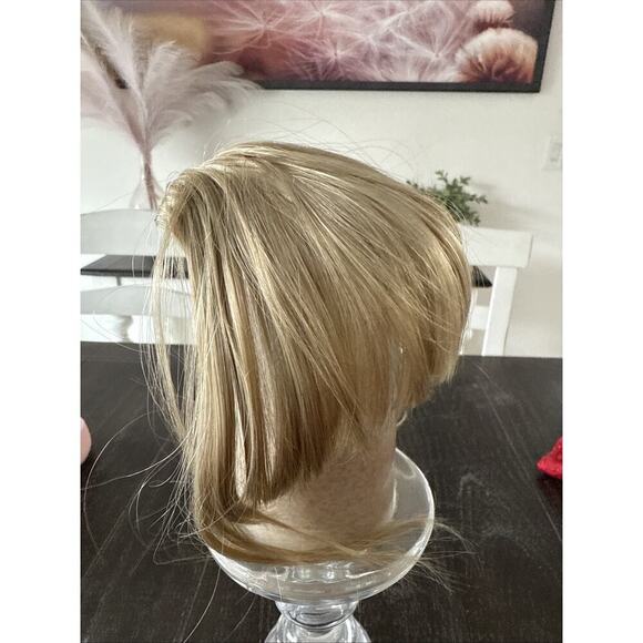 Neat Bangs Clip in on Fringe Hair Extensions Thick Thin As Human Front Hairpiece - Picture 5 of 8